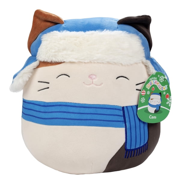 Peluche Squishmallows Original Cam The Christmas Cat, 25 cm