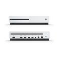 Restored Microsoft Xbox One S 1TB Console, White (Refurbished
