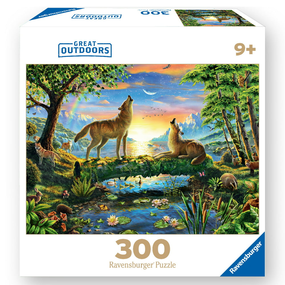 Ravensburger Great Outdoors Puzzle Series | Wolf Harmony | 300 Piece Jigsaw Puzzle - Walmart.com