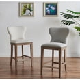 thumbnail image 6 of NPD Furniture Dorsey 26" Fabric Counter Stool in Cardiff Gray, 6 of 12