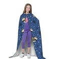 thumbnail image 4 of Honeii Raccoon blue point Print Poncho Cape, Cloak Coat, Snuggly Hooded Wearable Blanket, Hooded Cape For Teenagers,Halloween Costumes-Small, 4 of 7