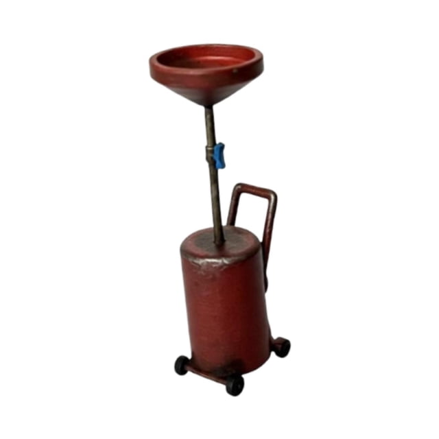 Xuanheng 1/64 Scale Authentic Compact Display Ornament Creative Crafts Oil Pump Model red old