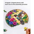 thumbnail image 7 of Acrylic Jigsaw Puzzle Suncatcher-Galactic Colorful Birds, Stained Glass Window Hanging, Home Decor Creative Mom Gifts, Birthday Gifts for Women,Wife, Sisters, Aunt, Besties 7.4in, 7 of 7
