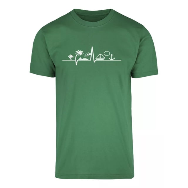 Playera Diseño Latidos Por La Playa - Vacaciones - Moda