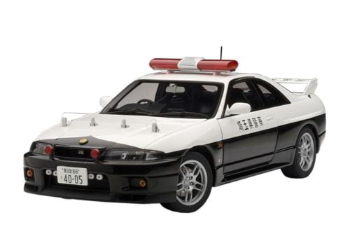 1:18 AUTOart Nissan GT-R R33 Police Car Die Cast Model