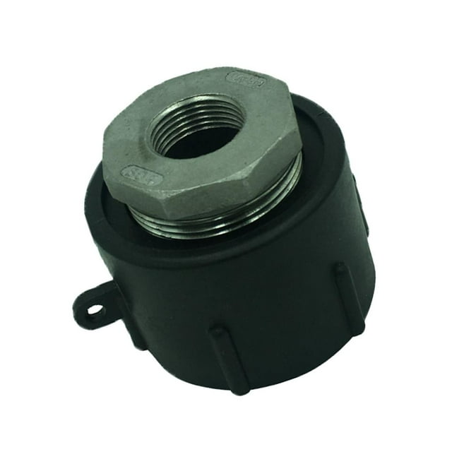 Adaptador de IBC 1000L DYNWAVEMX S60X6 rosca interior Accesorios de barril negro