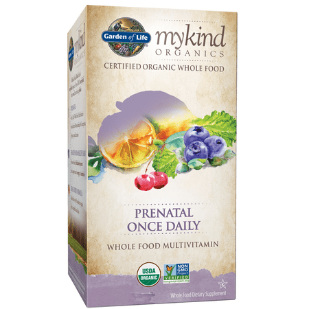 Garden of Life mykind Organics Prenatal Once Daily Multi 90 Organic