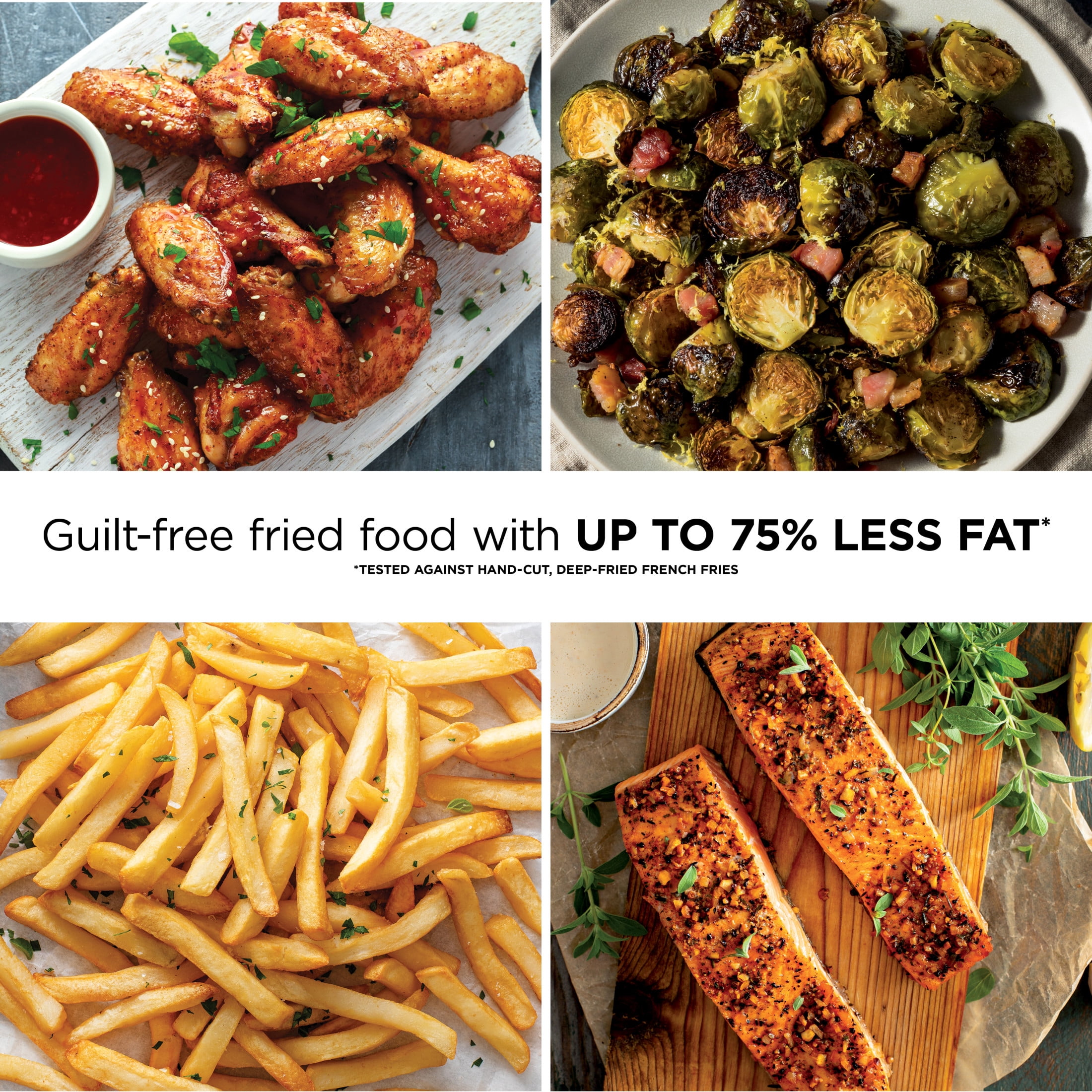 Ninja Air Fryer Pro XL 6.5-Qt, 4-in-1, Air Crisp Technology, Nonstick Crisper Plate, AF180WMBL Cyberspace