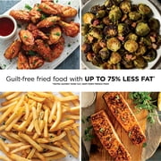 Ninja Air Fryer Pro XL 6.5-Qt, 4-in-1, Air Crisp Technology, Nonstick Crisper Plate, AF180WMBL Cyberspace