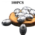 thumbnail image 2 of 50/100 Pcs Poids de Pêche pour Évier, Forme Olive, Rig pour Évier, Poids de Pêche, Split Shot, Évier, Accessoires d'Outil de Pêche, 2 of 7
