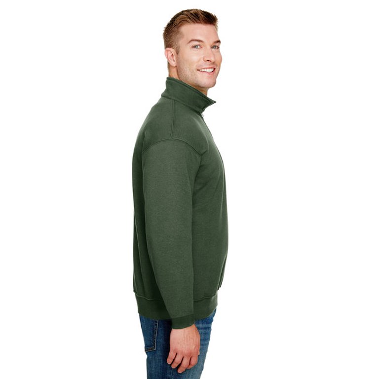 Unisex 9.5 oz., 80/20 Quarter-Zip Pullover Sweatshirt - HUNTER GREEN - L -  Walmart.com