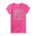 thumbnail image 1 of Camiseta gráfica Aeropostale Girls Glitter PS, rosa, L (12), 1 of 1