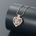 thumbnail image 5 of Tree of Life Cremation Urn Ashes Necklace for Women Men Hollow Heart Cremation Ash Pendant Loved One Memorial Jewelry, 5 of 8