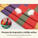 thumbnail image 4 of Hamaca 100% Algodón Para Jardín Camping Exterior Xtellar rojo, 4 of 4