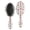 Fireman and Helmet White Pattern, variant on Fireman and Cloud White Pattern Brush, Detangling Hair Brush, Scalp Massage Hair Comb, Smooth Handle Gifts for Daily Hair Care
