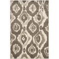 thumbnail image 4 of Safavieh Porcello 4'1" X 6' Power Loomed Rug in Ivory and Dark Gray, 4 of 9