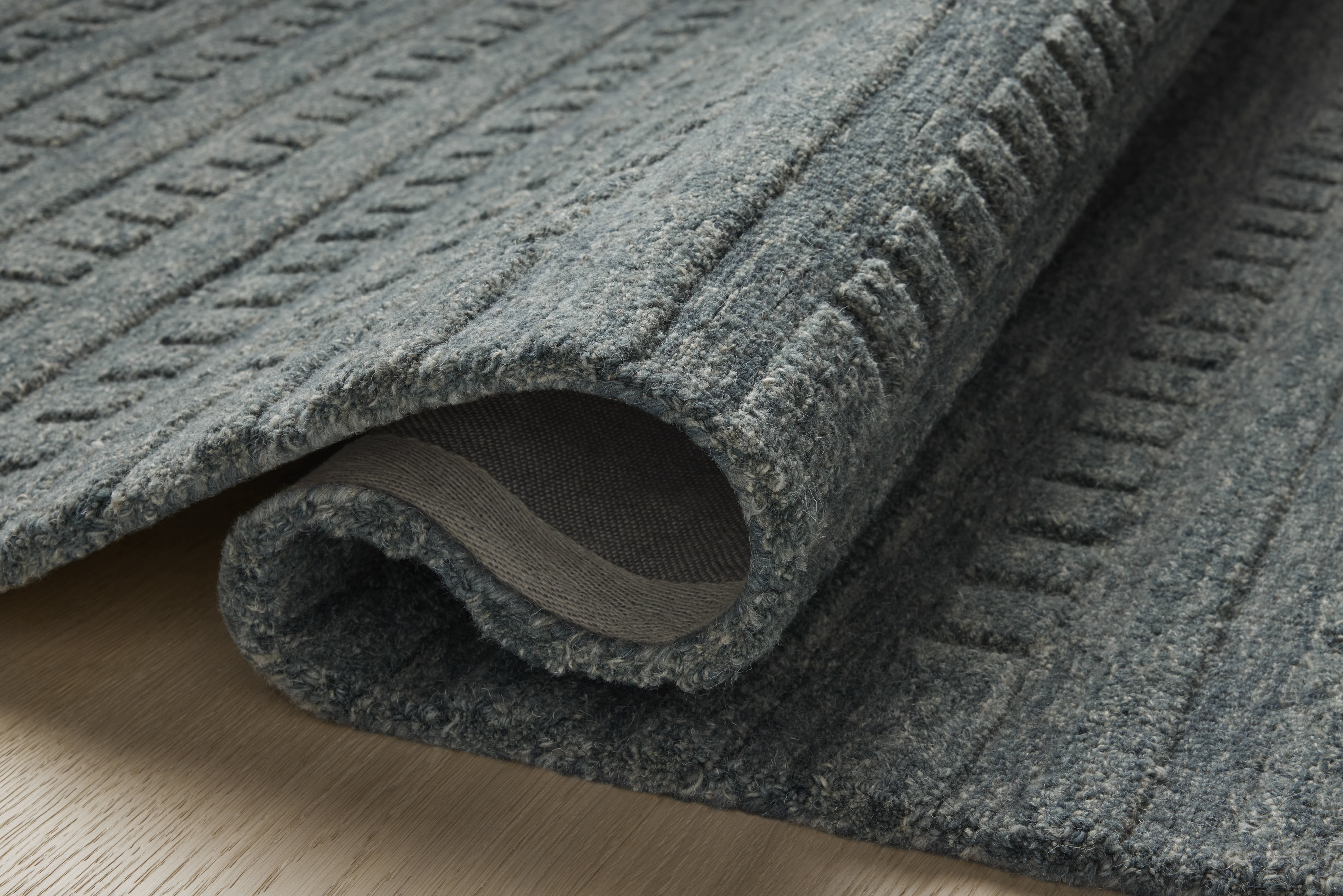 Chris Loves Julia x Loloi Bradley Teal 18" x 18" Sample Rug