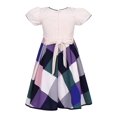 thumbnail image 2 of Richie House Girls' Princess Dress With Bottom Big Checks Print RH2558, 2 of 7
