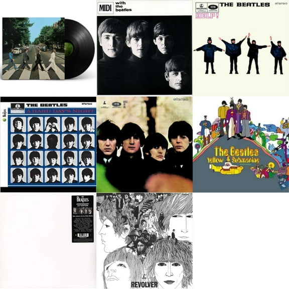Abbey Road Anniversary & With The Beatles & Help & Hard Day's Night & Beatles For Sale & Yellow Submarine & Beatles (The White Album) (2 LP) & Revolver Special Edition