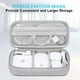 thumbnail image 3 of Bolsa organizadora de cables de viaje Lacdo Electronic Gray, 3 of 7