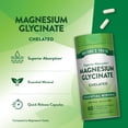 thumbnail image 5 of Magnesium Glycinate Capsules | 200mg | 60 Count | Non-GMO, Gluten Free Supplement | by Nature's Truth, 5 of 7
