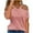 01 Pink, variant on Summer T-Shirts for Women Sexy Cold Shoulder Tops Ladies Blouses Solid Color V Neck Short Sleeve Shirts Casual Dressy Blouse Loose Fit Tshirts Tunic Tops Tees Trendy Pullover