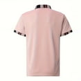 thumbnail image 5 of Men's Striped Golf Shirts 2024 Casual Short Sleeve Tennis T-Shirt Slim Fit Summer Button Up Athletic Tee Tops, 5 of 5