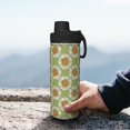thumbnail image 7 of Yiaed Daisies Flowers Print Sports Insulated Kettle Bottle Reusable Stainless Steel Insulated Cup, Outdoor Portable Casual Stainless Steel Insulation Cup, 7 of 7