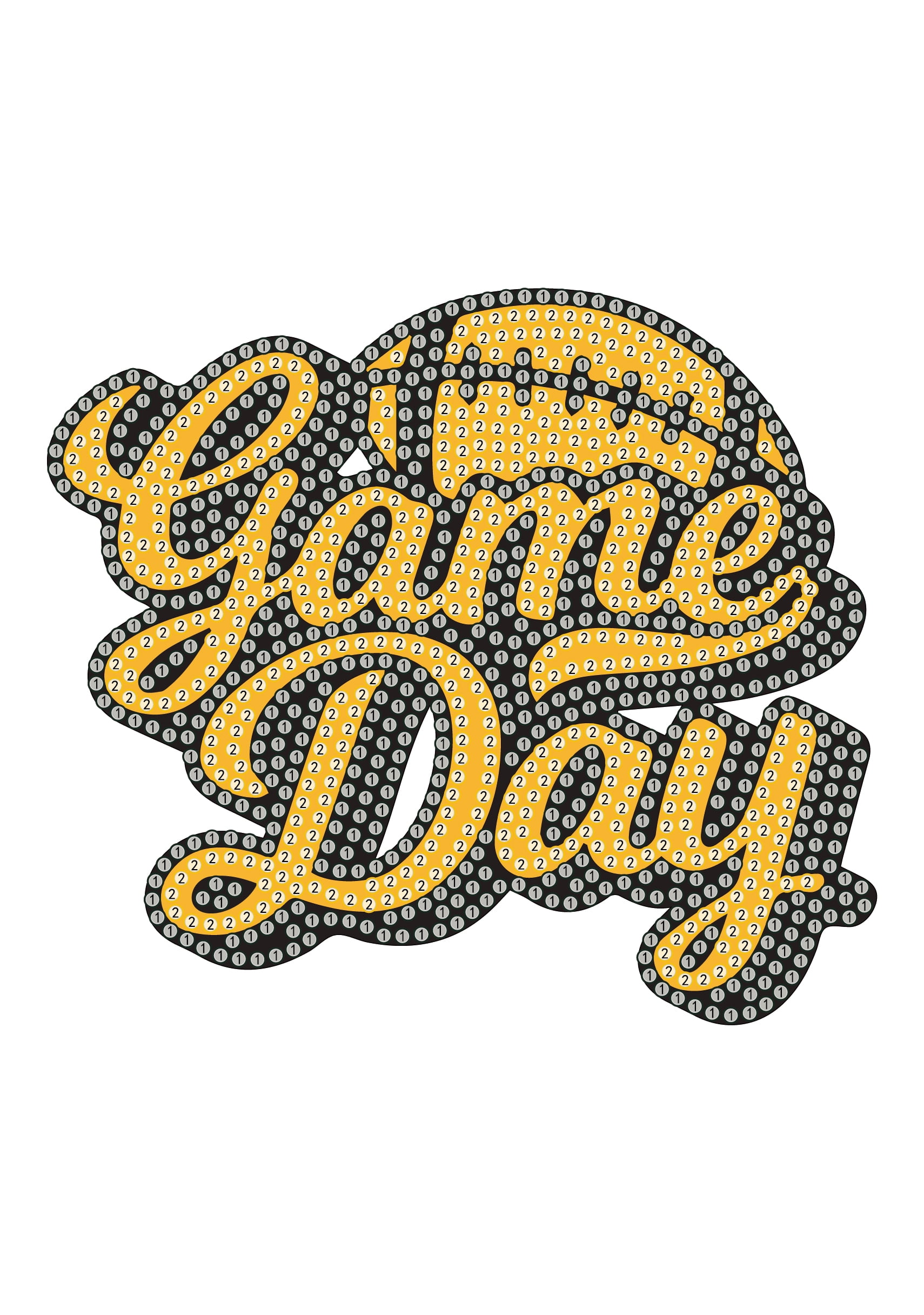 DIAMOND DOTZ® Game Day Iron-On 'N' Dot Transfer