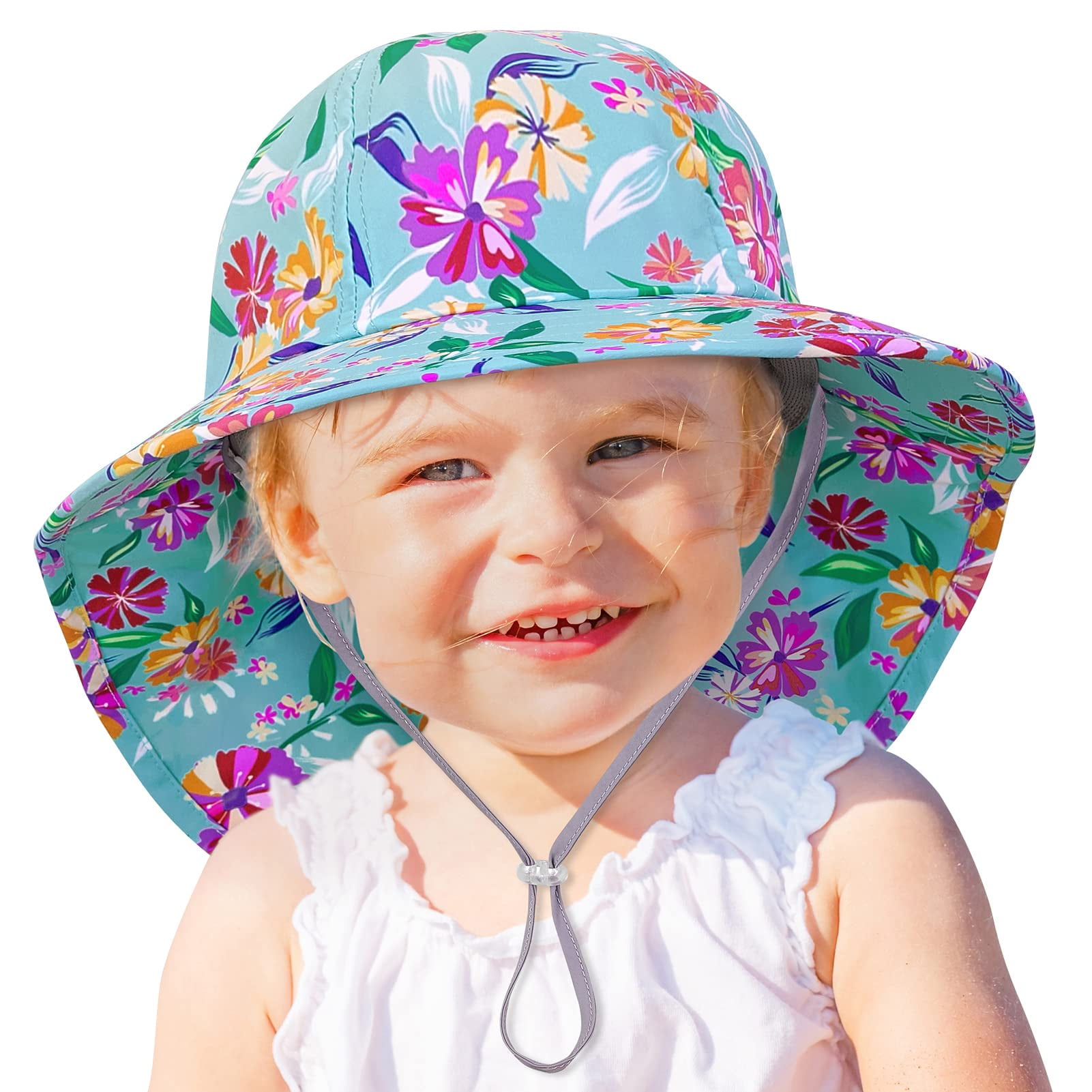 Baby Sun Hat Toddler Girl Beach Swim Summer Hats UV Sun Protection Wide