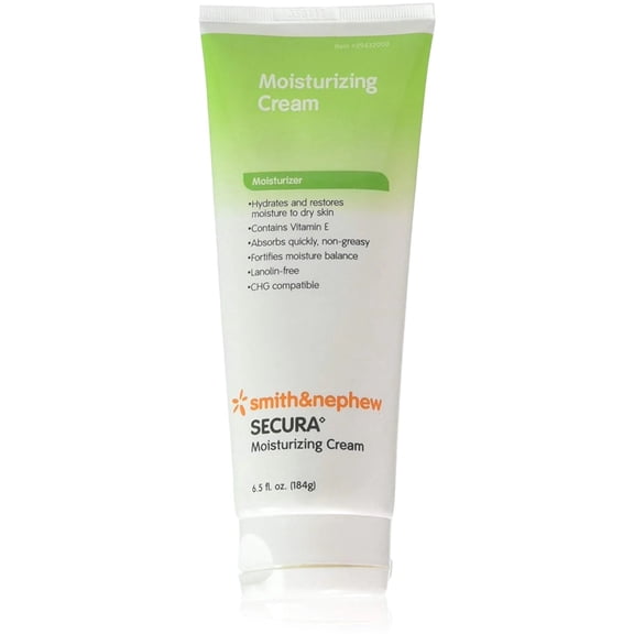 Smith & Nephew 59432000 Secura Moisturizing Cream 6.5 oz Tube - Pack of 2