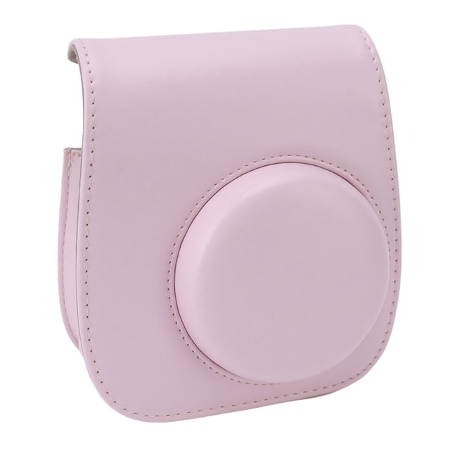Sac de Voyage Portable pour Appareil Photo Instantané avec Couverture Rabattable Magnétique Résistante aux Rayures pour Mini 12 11, Sangle Réglable en Cuir PU