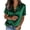 Dark Green, variant on Womens Summer Button Down Shirts Short Sleeve Work Tops Dressy Satin Blouses Spring Business Casual Outfits