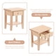 thumbnail image 3 of FELTECHELECTR Mesita de noche para casa de muñecas Muebles para casa de muñecas en miniatura Mesita de noche para casa de muñecas en miniatura, 3 of 6