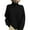 Black, variant on Women's Turtleneck Sweaters Fall Chunky Knit Pullover Long Sleeve Jumper Tops Trendy Winter Clothes