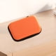 thumbnail image 4 of Mini bolsa de almacenamiento para auriculares de cuero rígido con cremallera, estuche para auriculares, diseño compacto, cuero duradero, plegable, portátil, ligero, para viajes, para el, 4 of 9