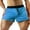 Blue, variant on Sngxgn Men's Casual Beach Shorts Classic Summer Shorts with Elastic Waist(Blue,L)