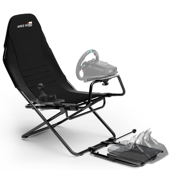 Pileta de simulador de carreras ARES WING plegable con asiento para PS5