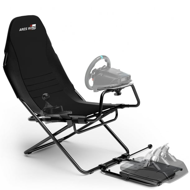 Pileta de simulador de carreras ARES WING plegable con asiento para PS5