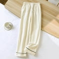 thumbnail image 4 of ShiShine Warm Thick Pants for Women Fall Winter Loungewear Elastic Homewear Trouser, 4 of 8