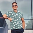 thumbnail image 5 of Daiia Funny Chicken Pattern Men’s Polo Shirts,Solid Deck Shirt,Classic Fit, Breathable Cotton Polo for Casual and Sport Wear-X-Large, 5 of 7