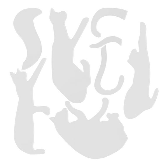 Worgeous White Acrylic Quilting Templates Set for Sewing Multifunctional Clothing Crafting Rulers 1 Piece