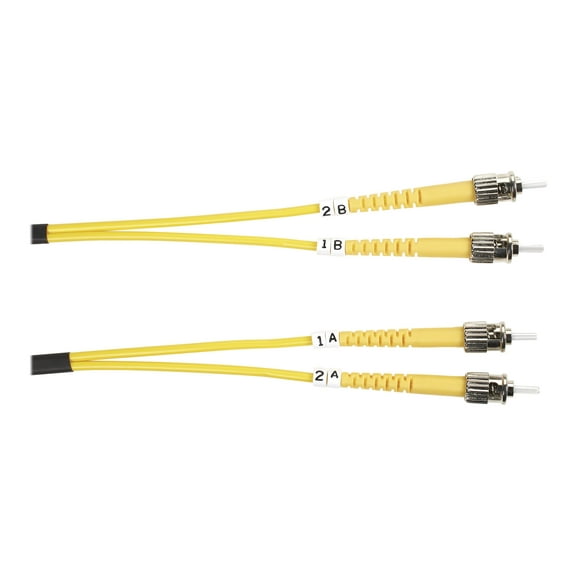 Black Box Value Line Single-Mode Patch Cable - ST-ST, 3-m (9.8-ft.)