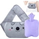 thumbnail image 1 of Hot Water Bottle with Waist Cover, Rubber Hot Water Bag for Winter with Soft Plush, 1 of 4