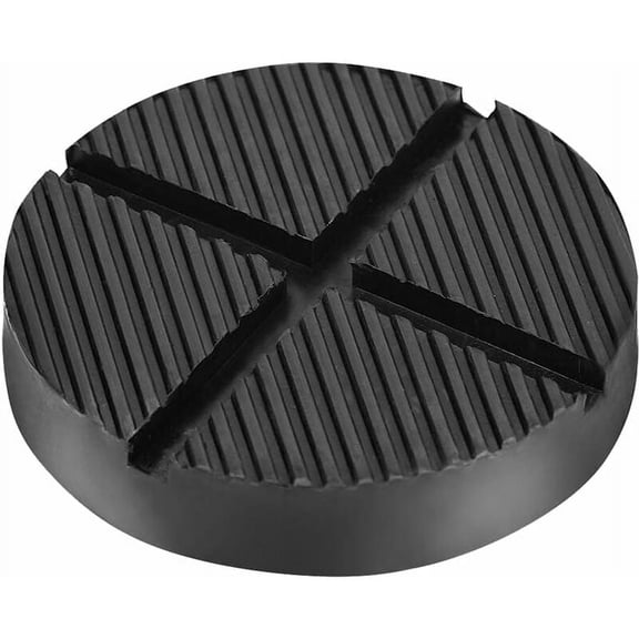 Jack Adapter Pads, Universal Fit Most Jacks Ensures Smooth Operation, Non-Slip Surface Heavy-Duty Rubber, For Safe And Reliable Vehicle Lifting, Black, 1 Pc