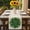 Green Beige, variant on St Patricks Day Table Runner - 36 Inch Long, Kitchen Dining Table Runner Dresser Scarves, Spring Gold Coin Green Shamrock on Linen Farmhouse Decor for Coffee Tables Wedding Party Banquet