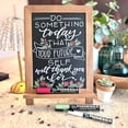 thumbnail image 4 of VersaChalk Wooden Tabletop Chalkboard, Kickstand, 13"x9", Magnetic, Includes White Fine Tip Marker, 4 of 9