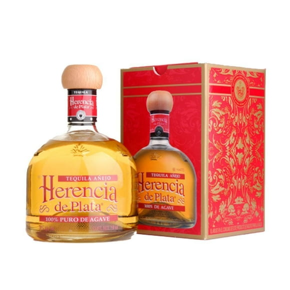 Paquete de 3 Tequila Herencia De Plata Añejo 750 ml