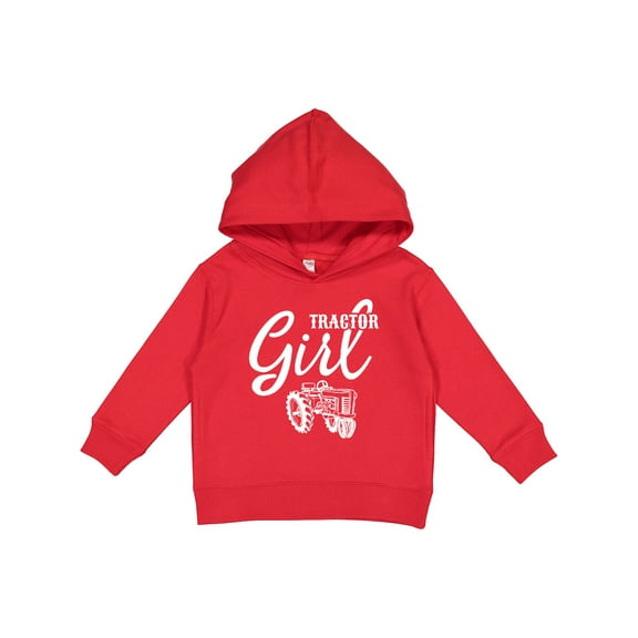Inktastic Tractor Girl Toddler Hoodie