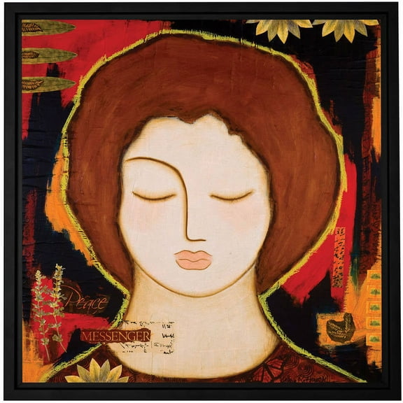 Gloria Rothrock "Peace Messenger" Floater-Framed Gallery-Wrapped Canvas